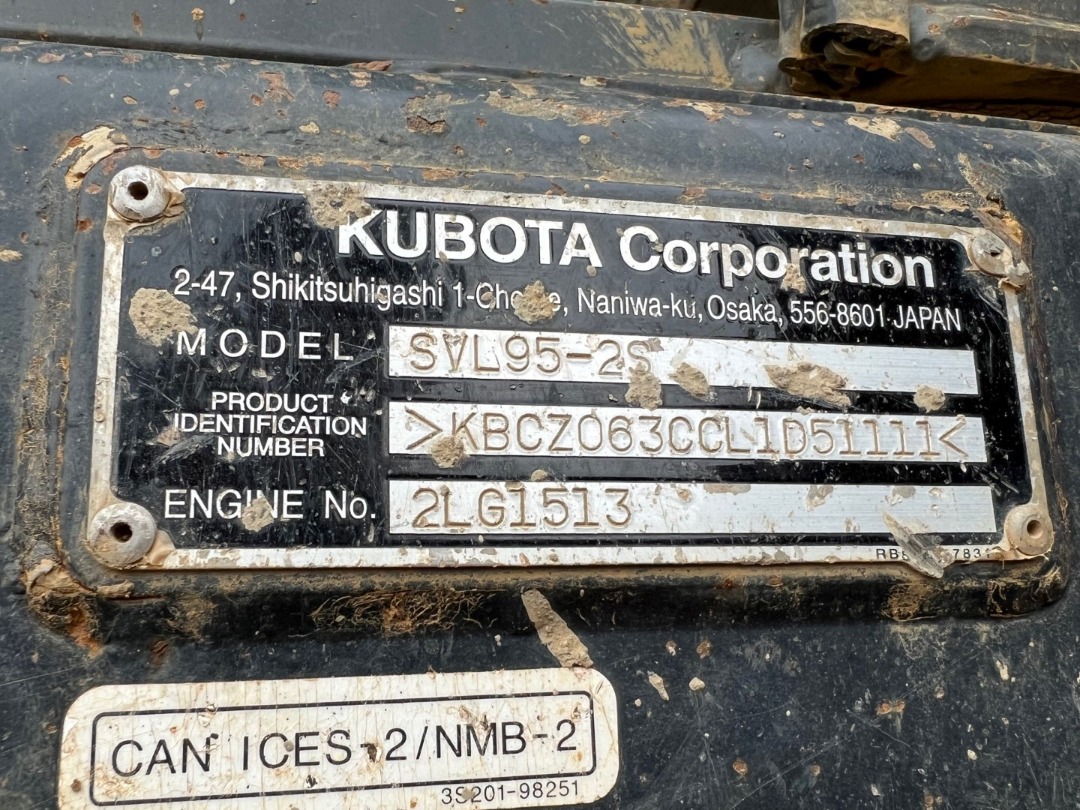 Kubota SVL95-2SHFC