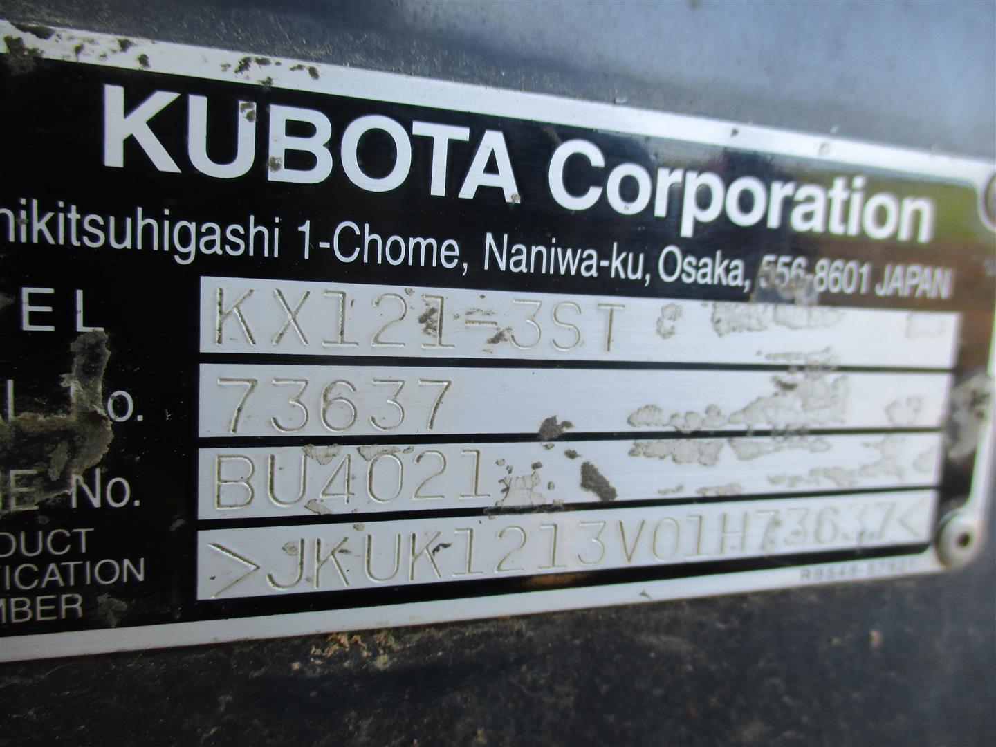 Kubota KX121-3ST