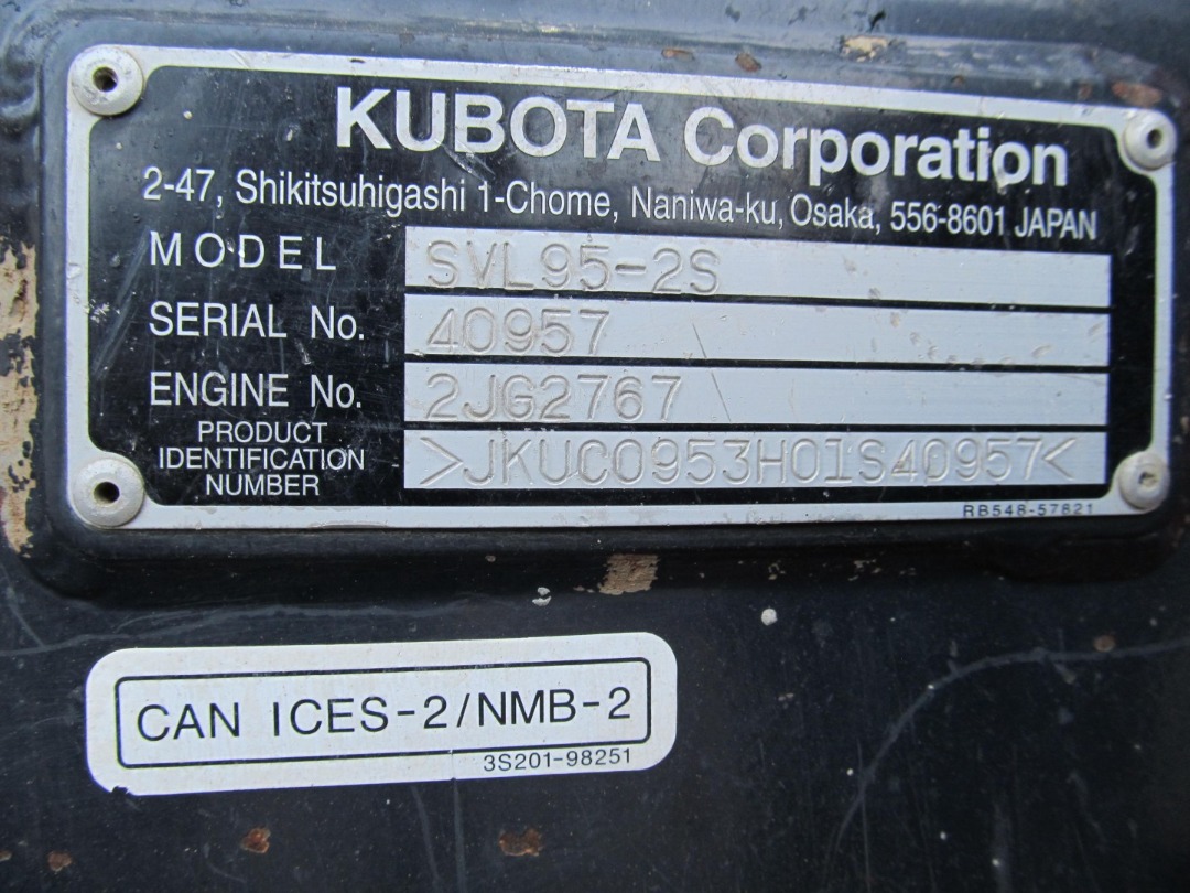 Kubota SVL95-2SHC