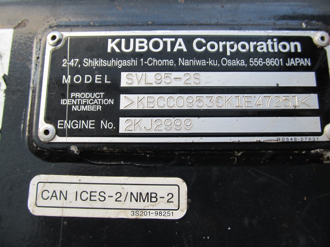 Kubota SVL95-2SHFC