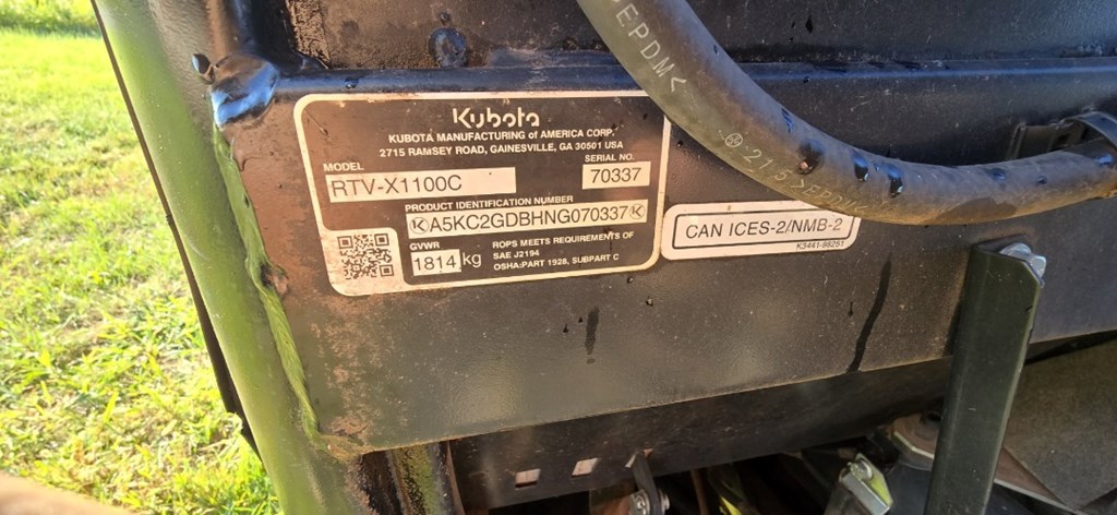 Kubota RTV-X1100CWL-AS