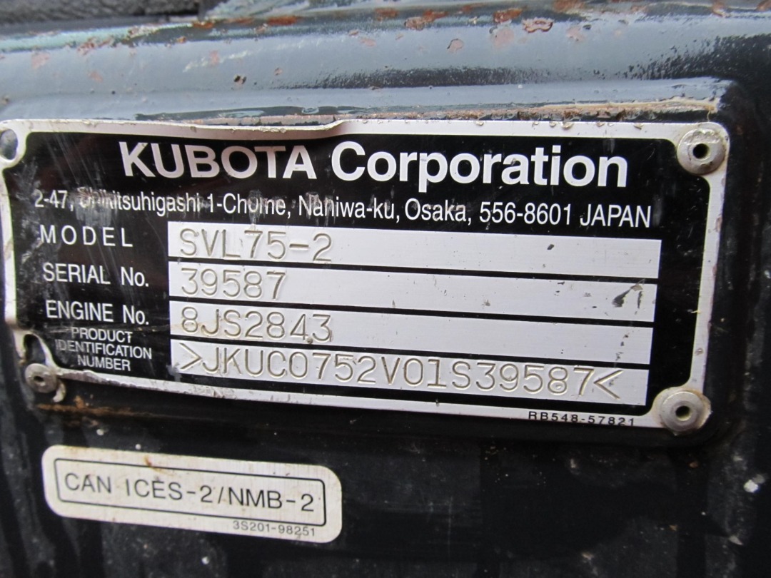 Kubota SVL75-2HWC