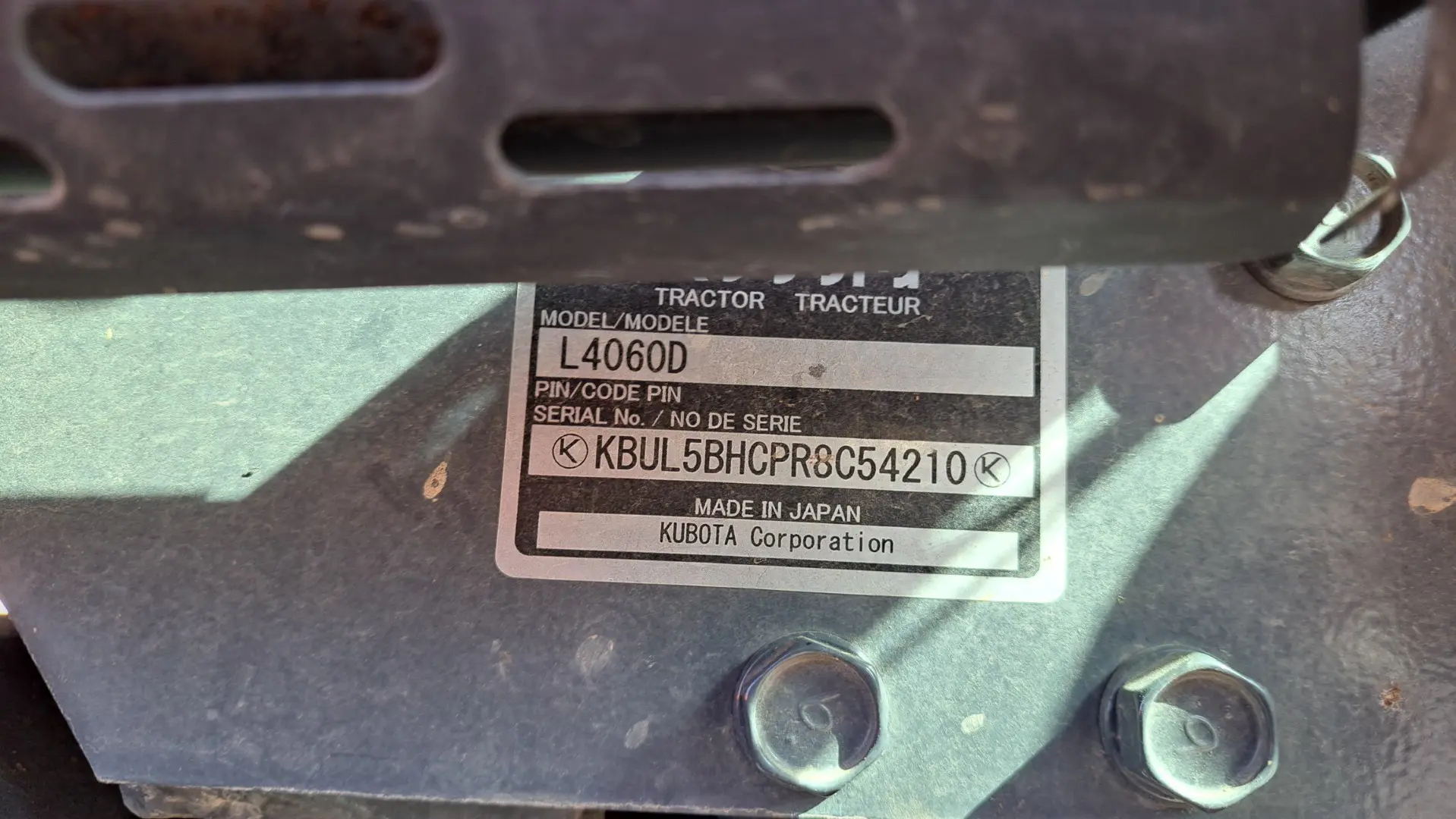 Kubota L4060HSTC