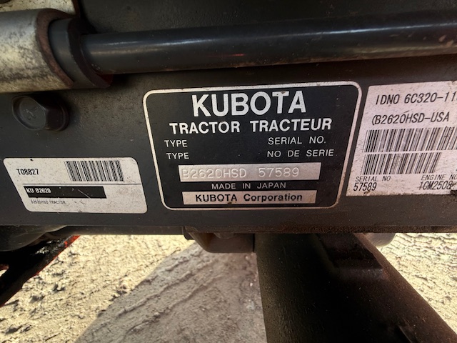 Kubota B2620HSD