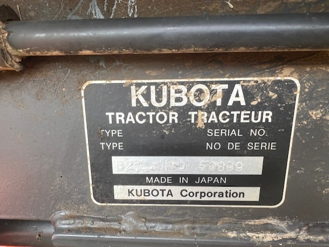 Kubota B2710HSD