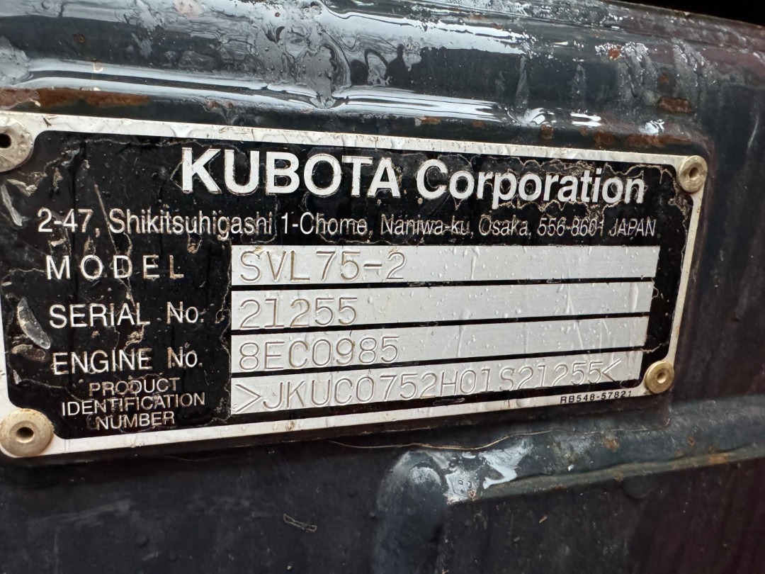 Kubota SVL75-2HWC