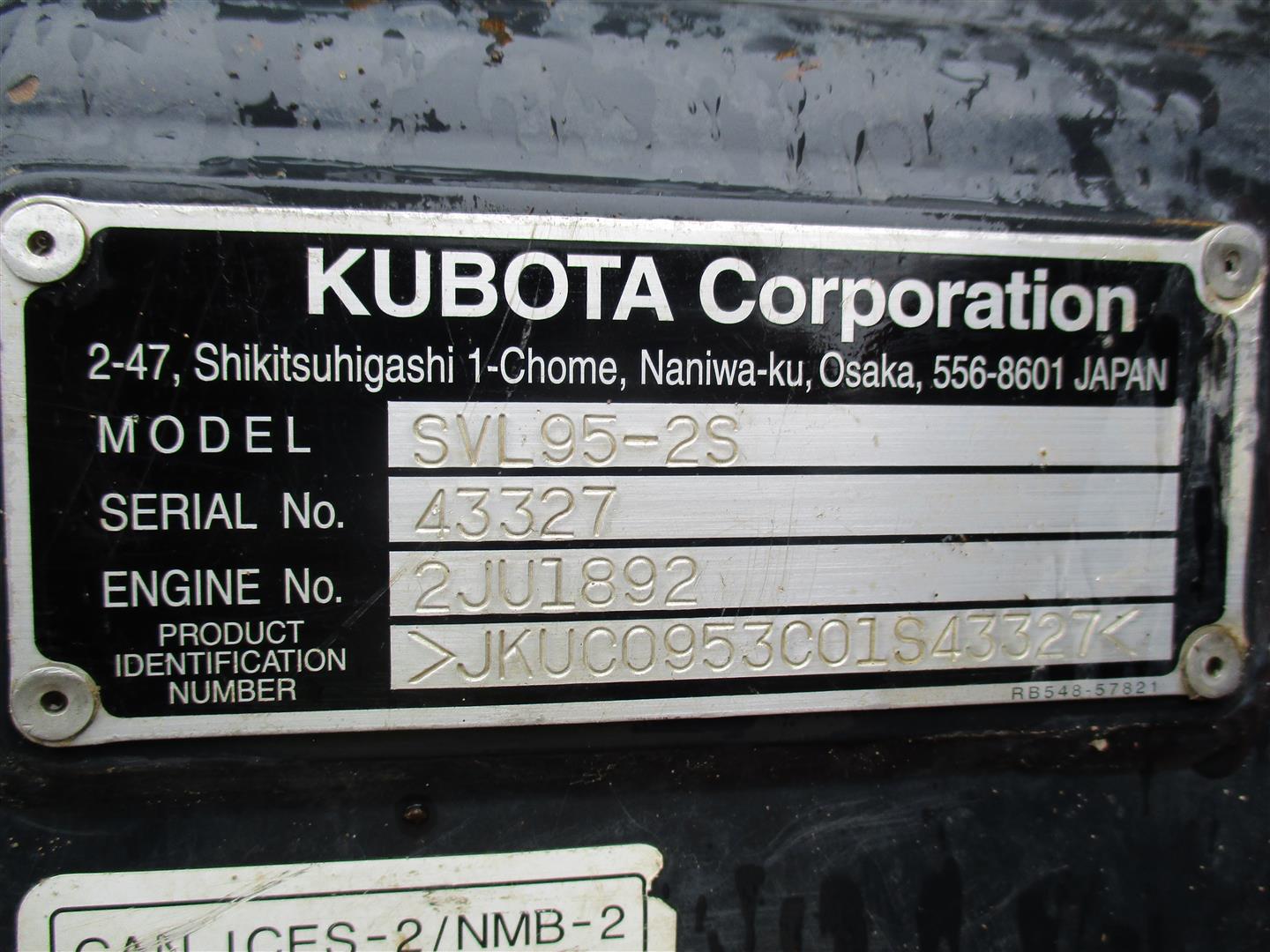 Kubota SVL95-2SHFC