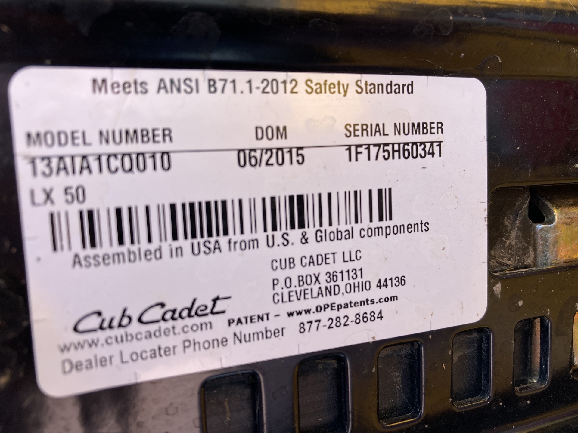 Cub Cadet XT2-SLX50