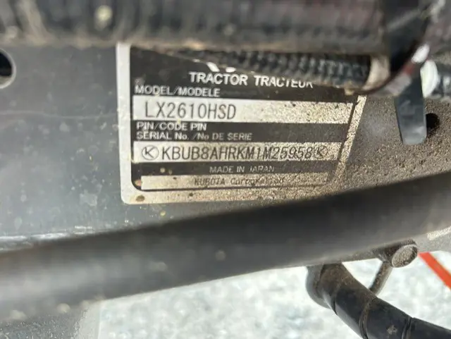 Kubota LX2610HSD