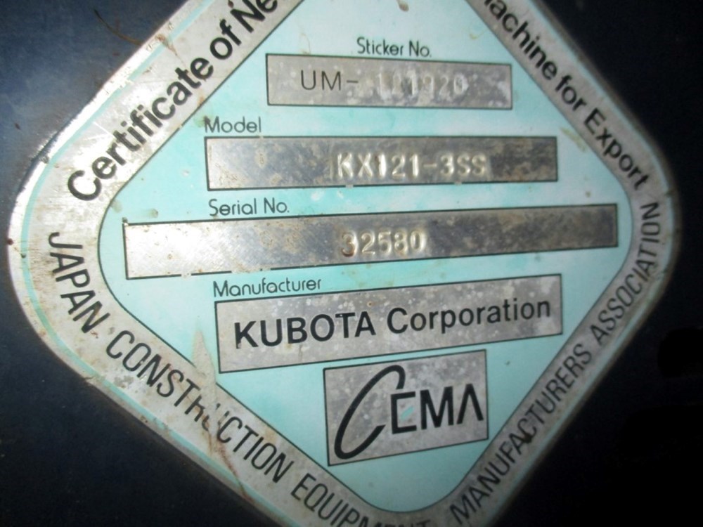 Kubota KX121