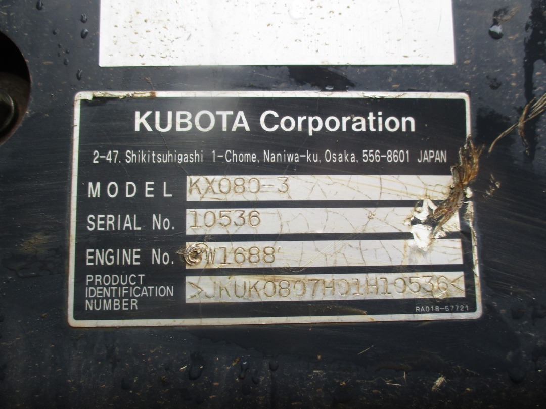 Kubota KX0803R3