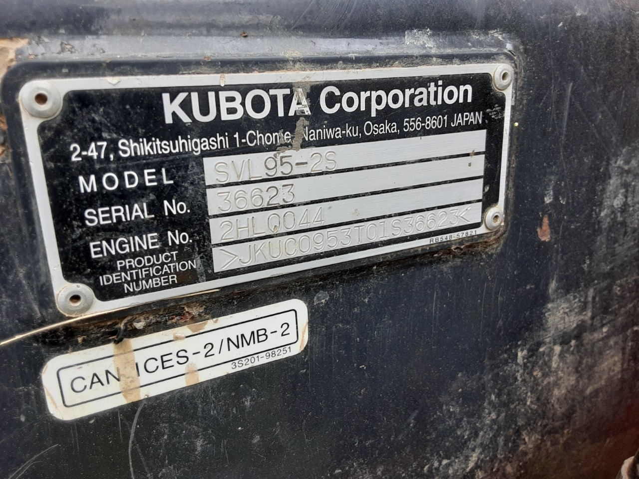 Kubota SVL95-2SHC