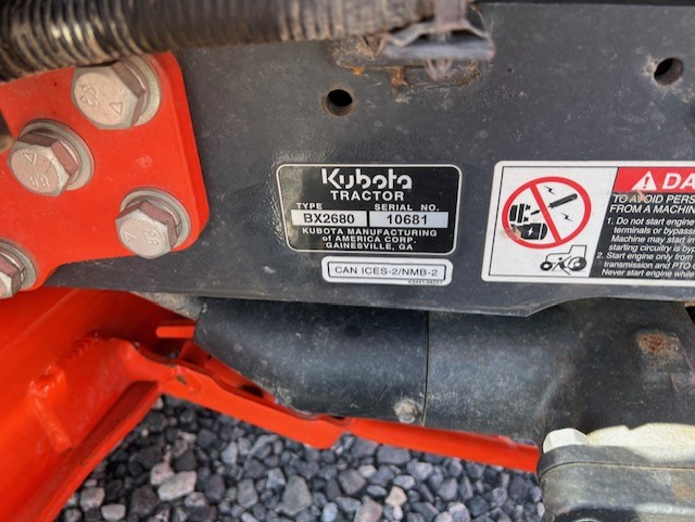 Kubota BX2680RV60