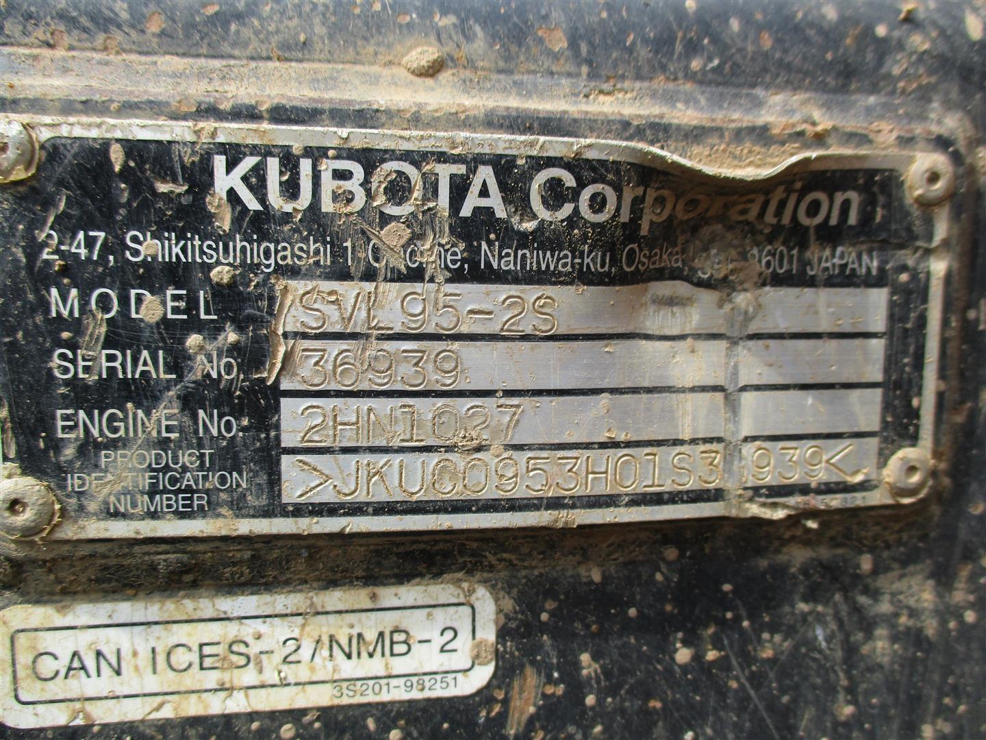 Kubota SVL95-2SHFC