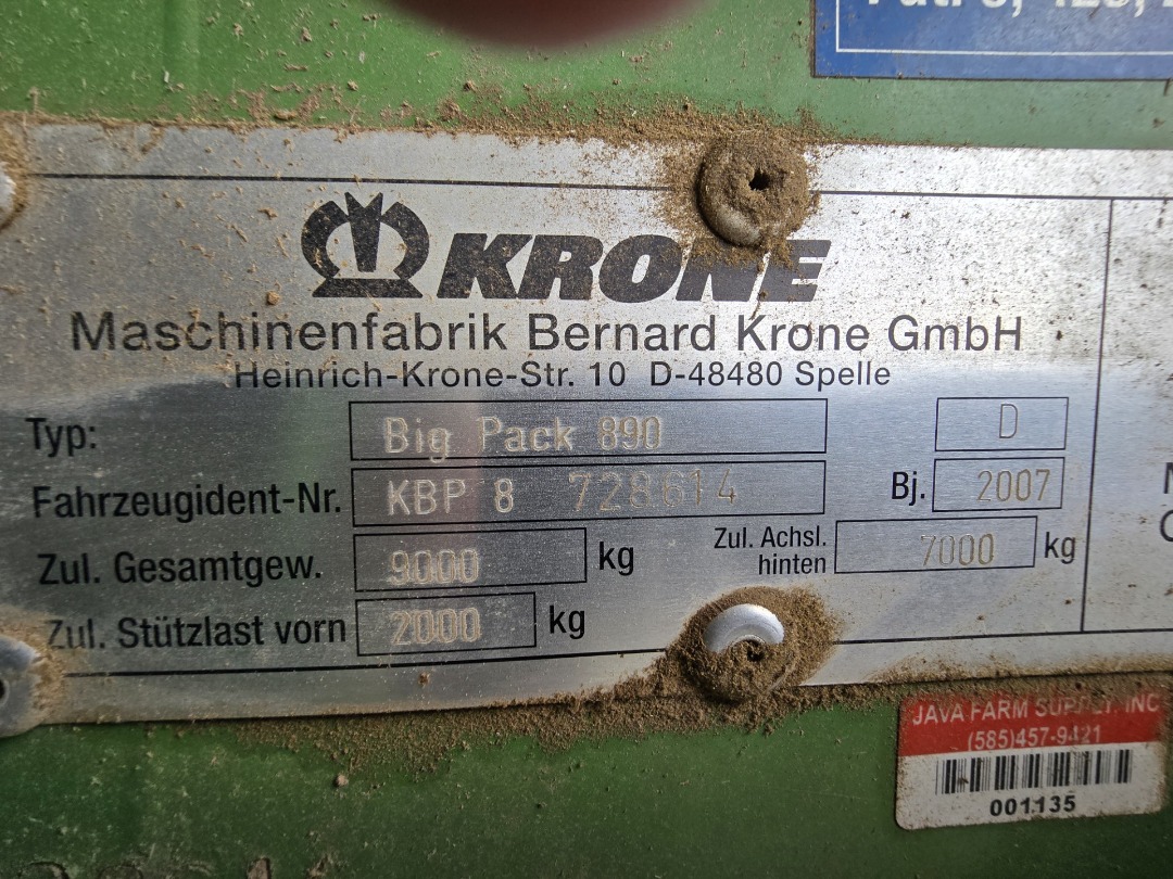 Krone 890XC