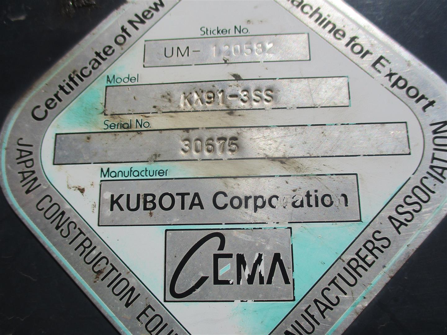 Kubota KX91-3