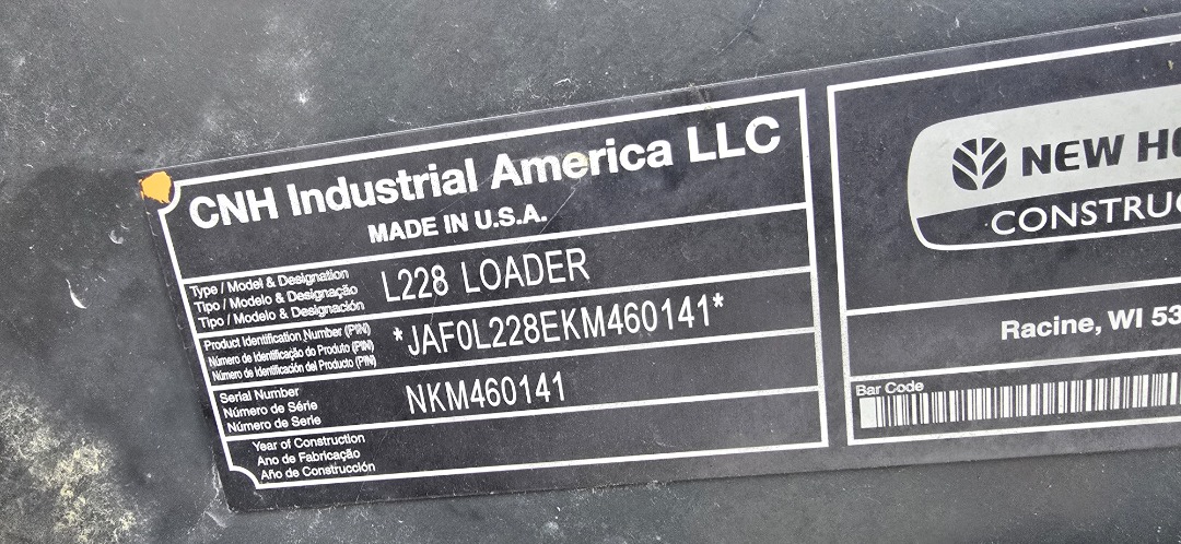 New Holland L228