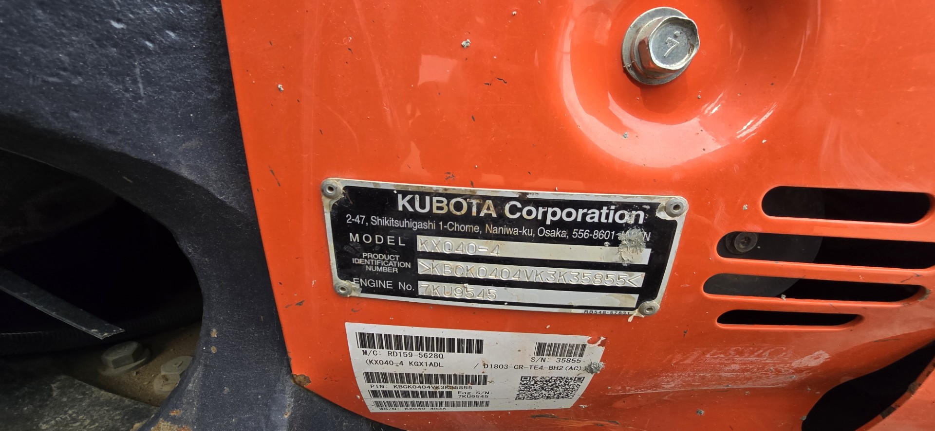 Kubota KX040-4R3A