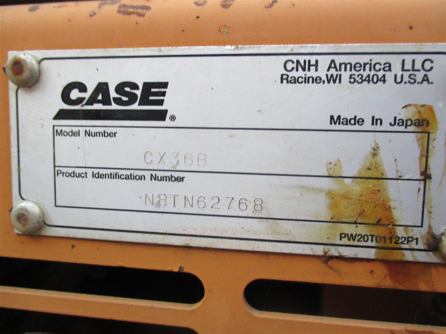 Case CX36B