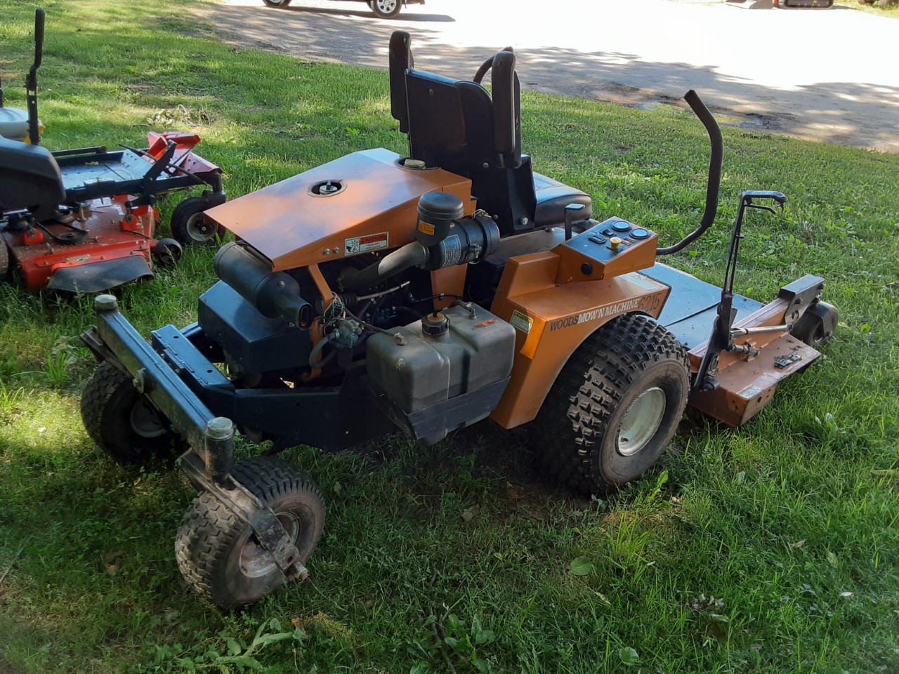 Woods front best sale mount mower