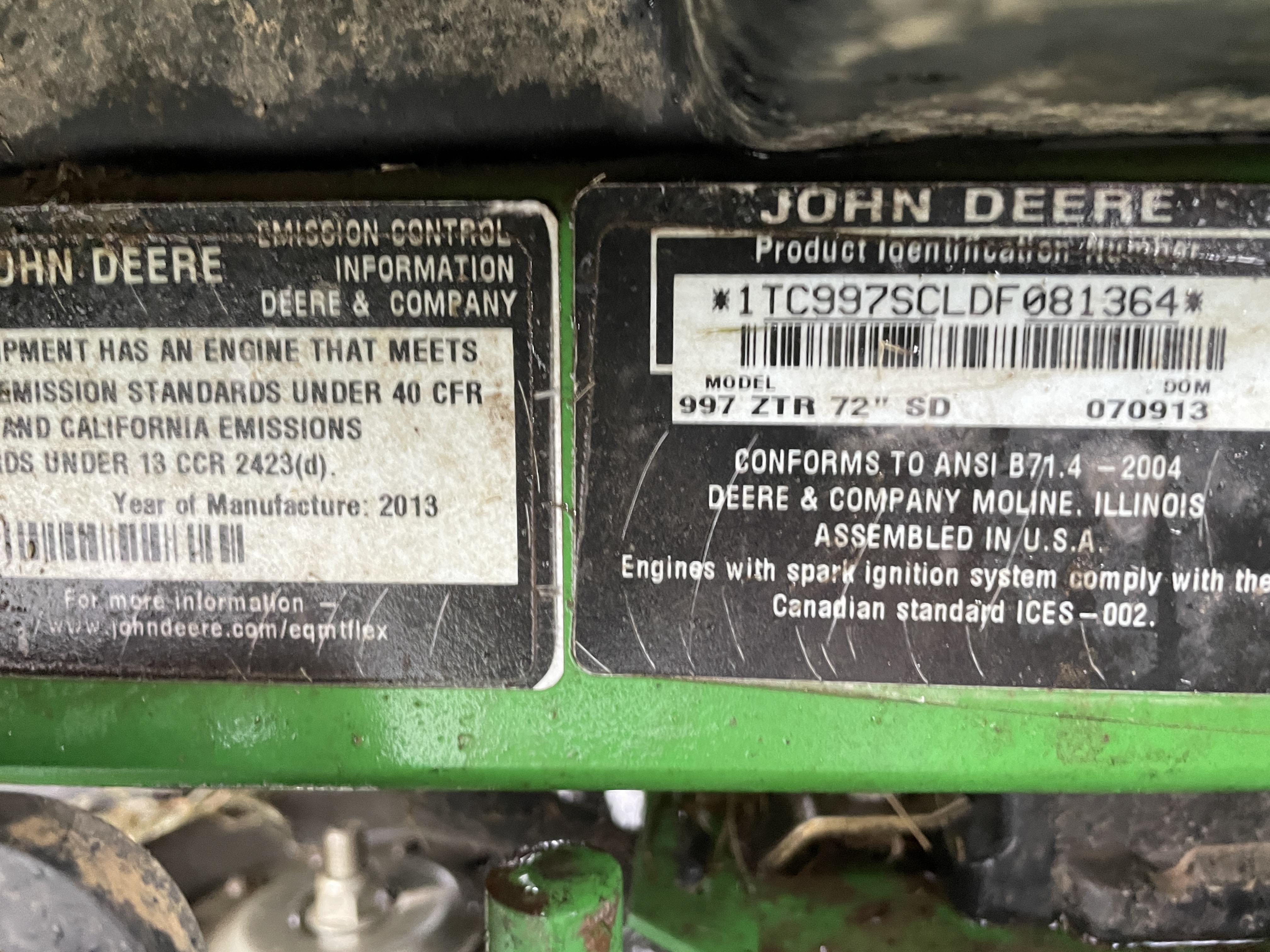 John Deere 997