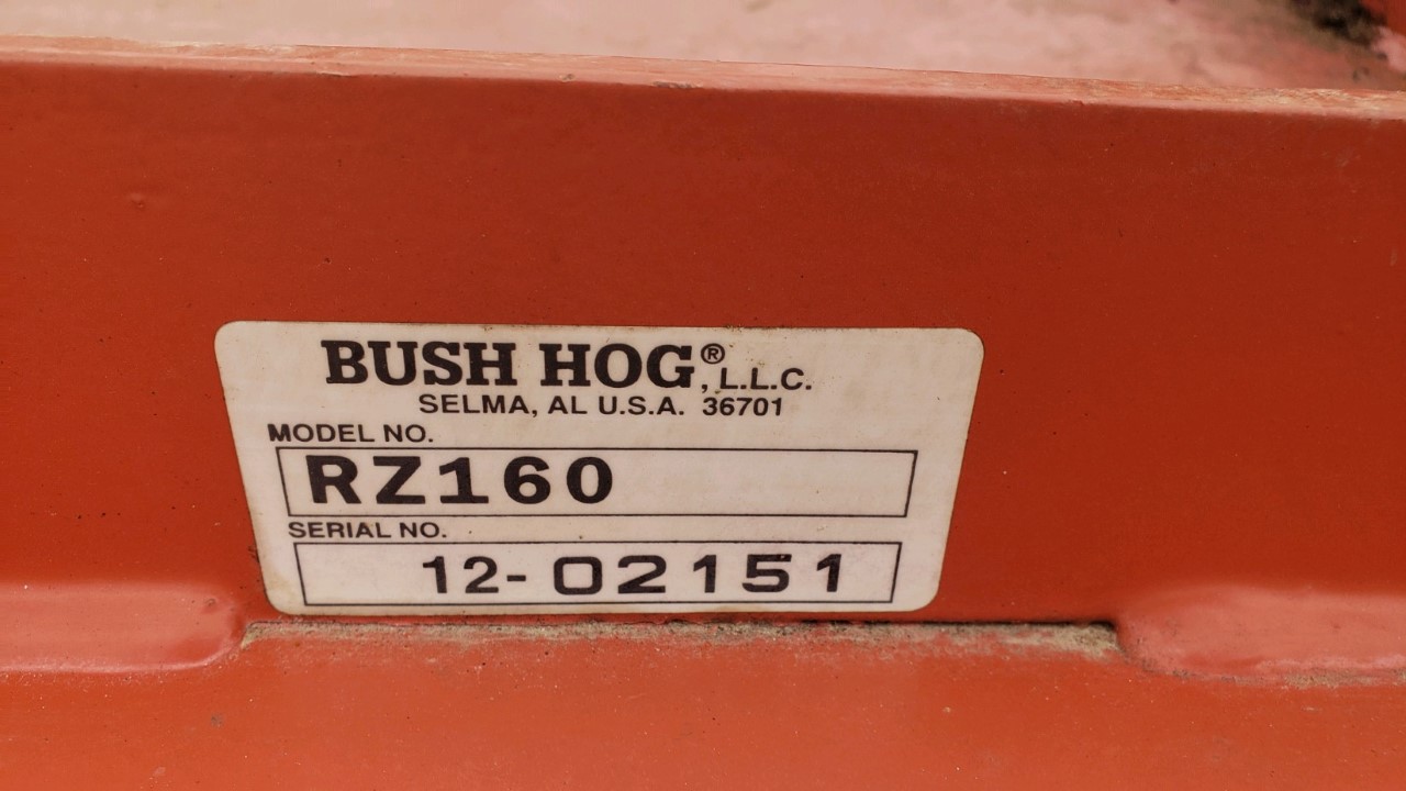 Used Bush Hog RZ160