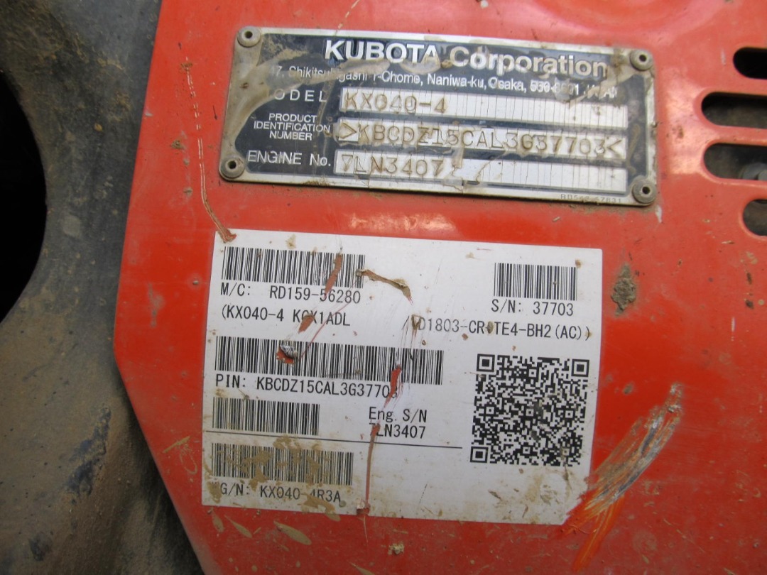 Kubota KX040-4R3A