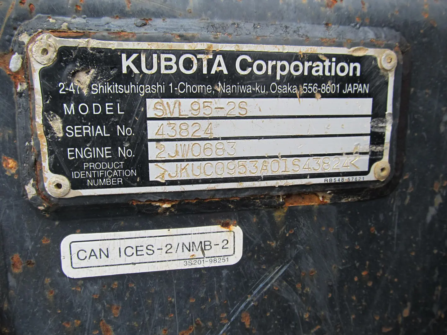 Kubota SVL95-2SHC