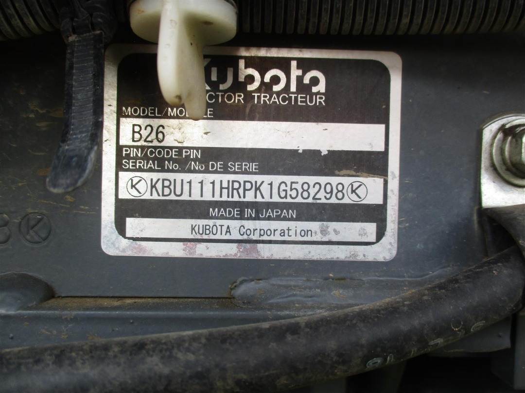 Kubota B26