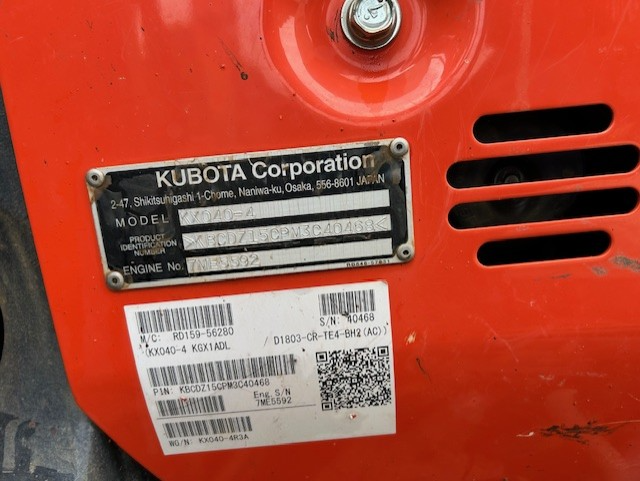 Kubota KX040-4R3A