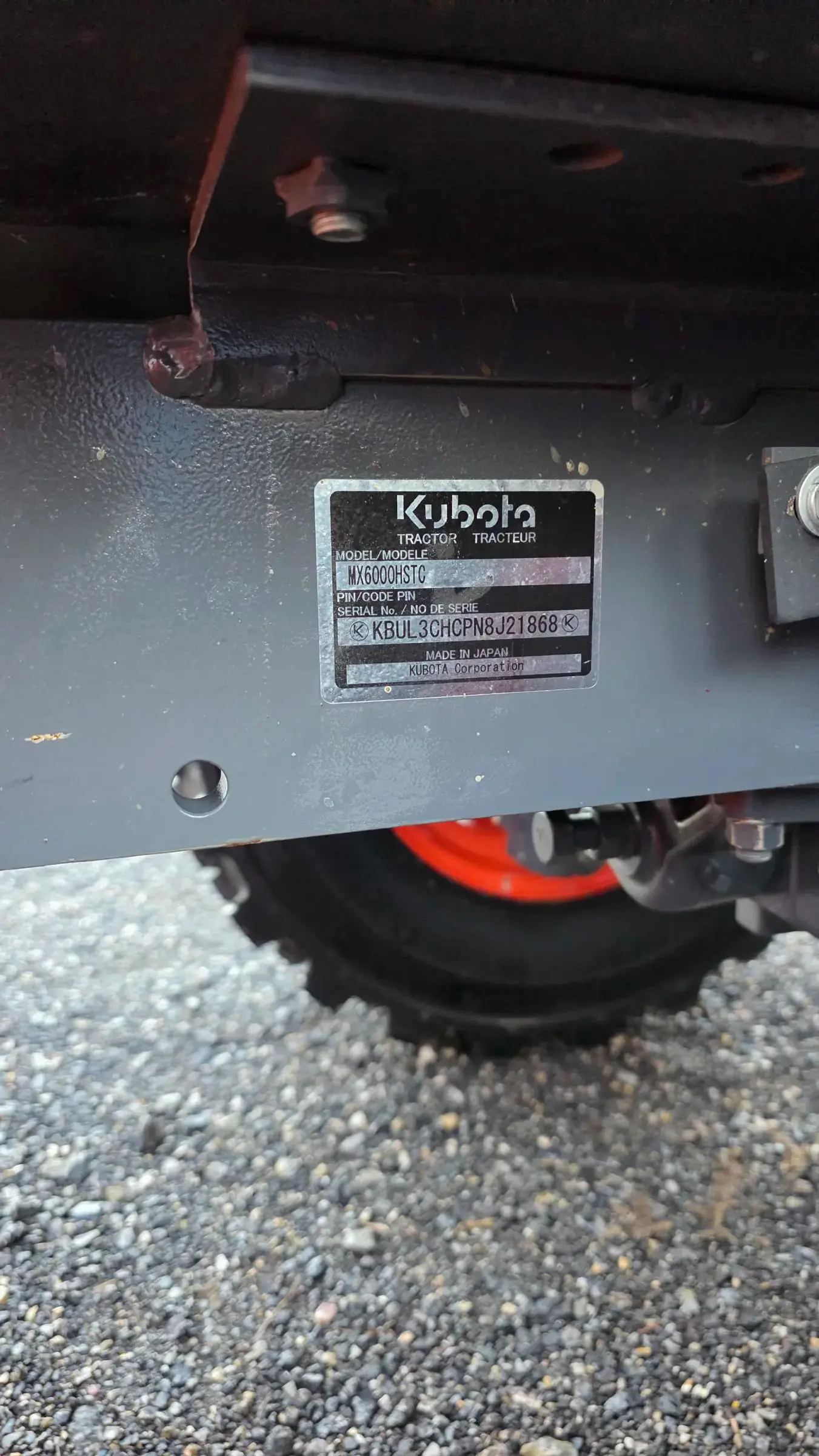 Kubota MX6000HSTC