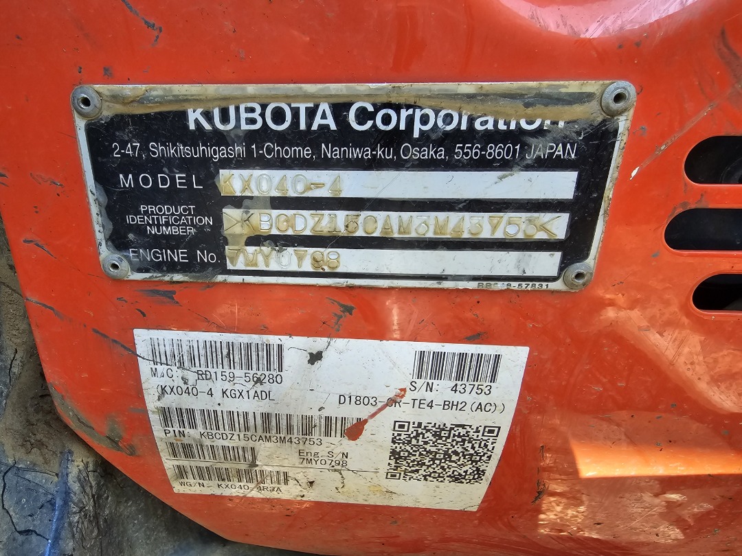 Kubota KX040-4R3A