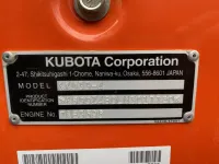 Part Number: Kubota KX033-4R1