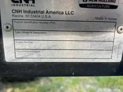 Part Number: New Holland BOOMER 40 T4B