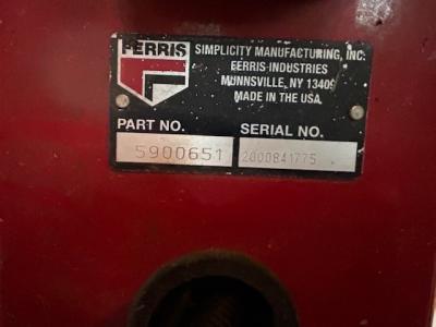 Part Number: Ferris 5900651