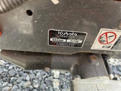 Part Number: Kubota BX2360RV
