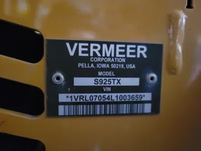 Part Number: Vermeer S925TX
