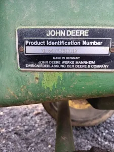 Part Number: John Deere 6400