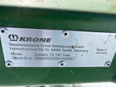 Part Number: Krone SWTS740