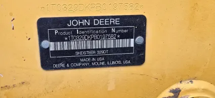 Part Number: John Deere 329D