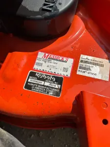 Part Number: Kubota BX2360RV