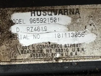 Part Number: Husqvarna RZ4619