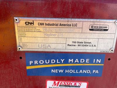 Part Number: New Holland HAYLINER 275 PLUS