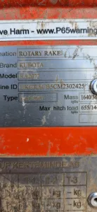 Part Number: Kubota RA2072