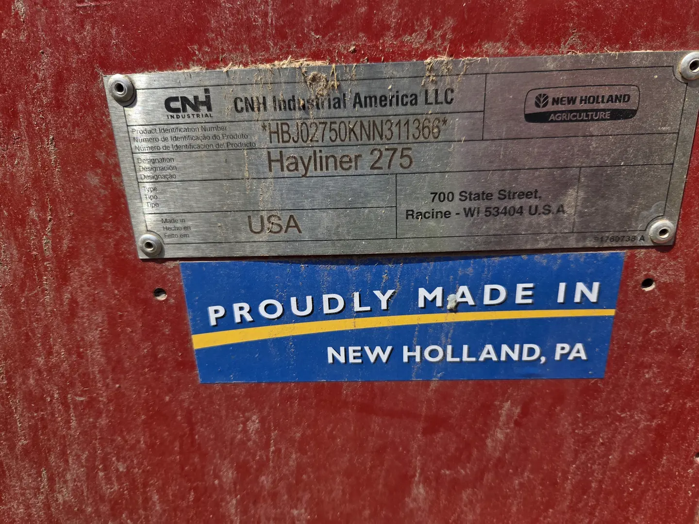 New Holland HAYLINER 275