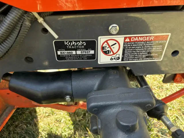Kubota BX1860TV54