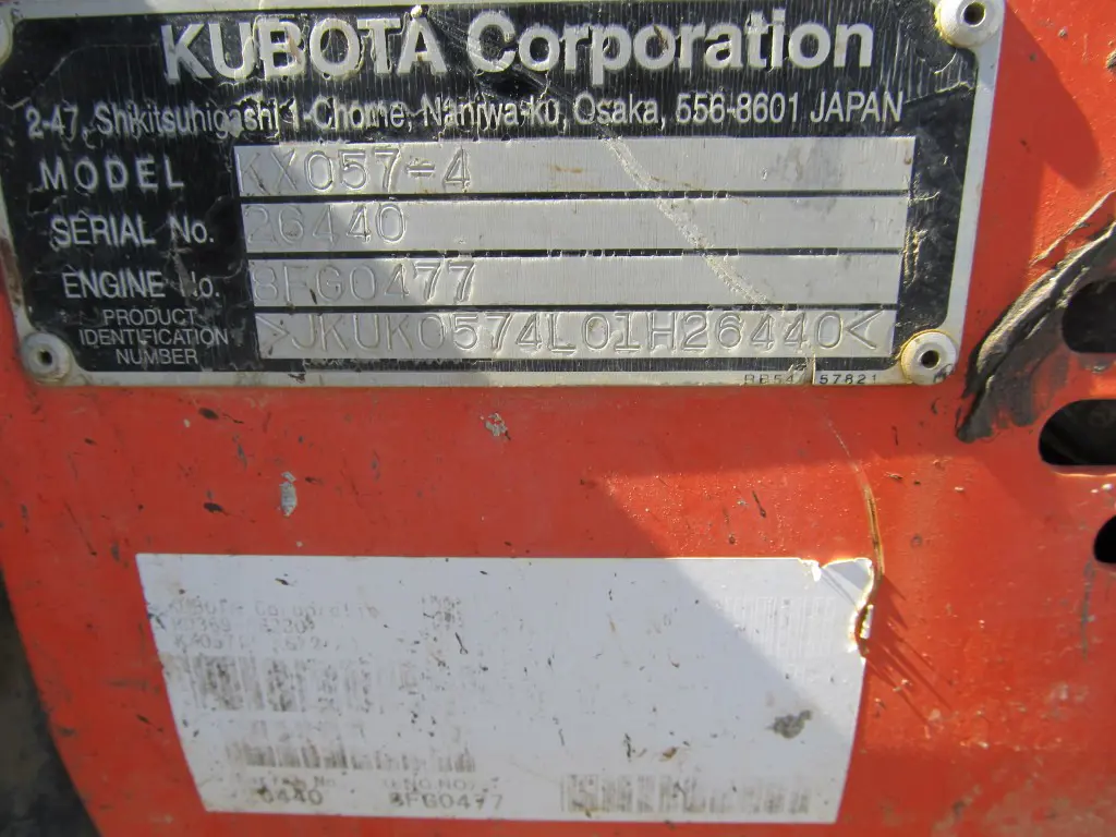 Kubota KX057-4R3AP