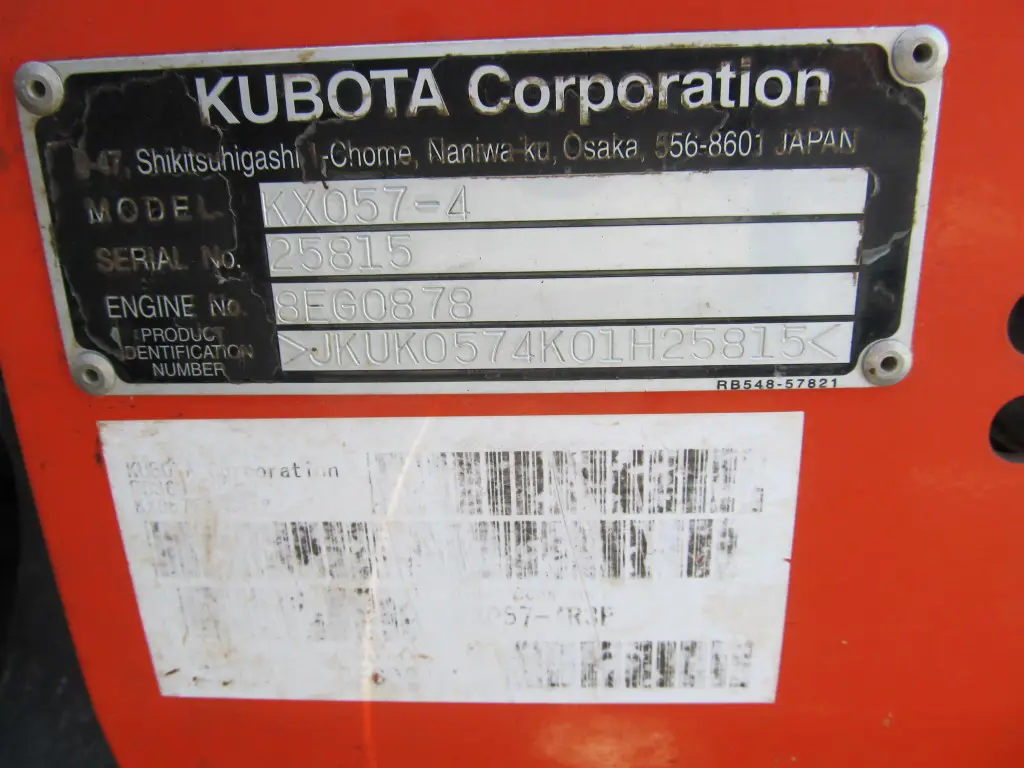 Kubota KX057-4R3P