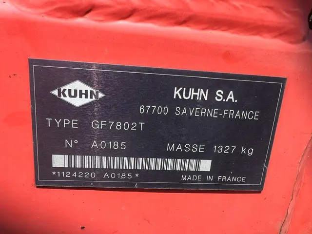 Kuhn GF7802THA