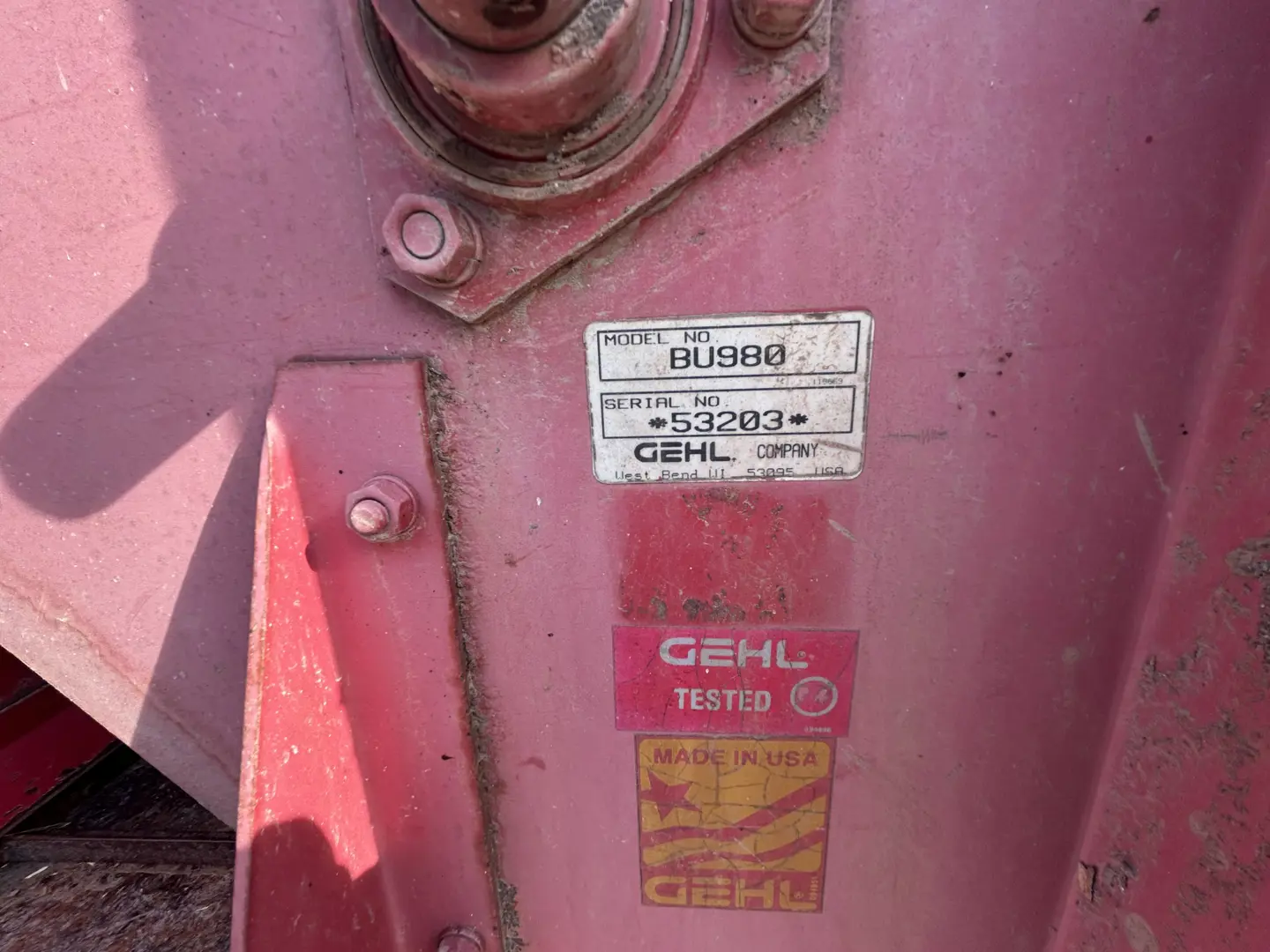 Gehl BU980